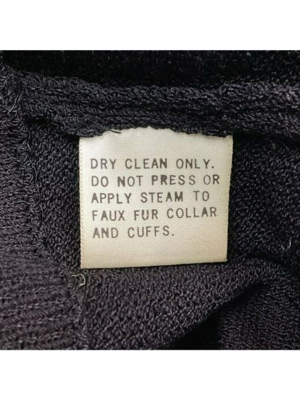 St. John Collection Womens Black Button-Up Jacket Size 14 With Faux Fur Collar & - Picture 14 of 15